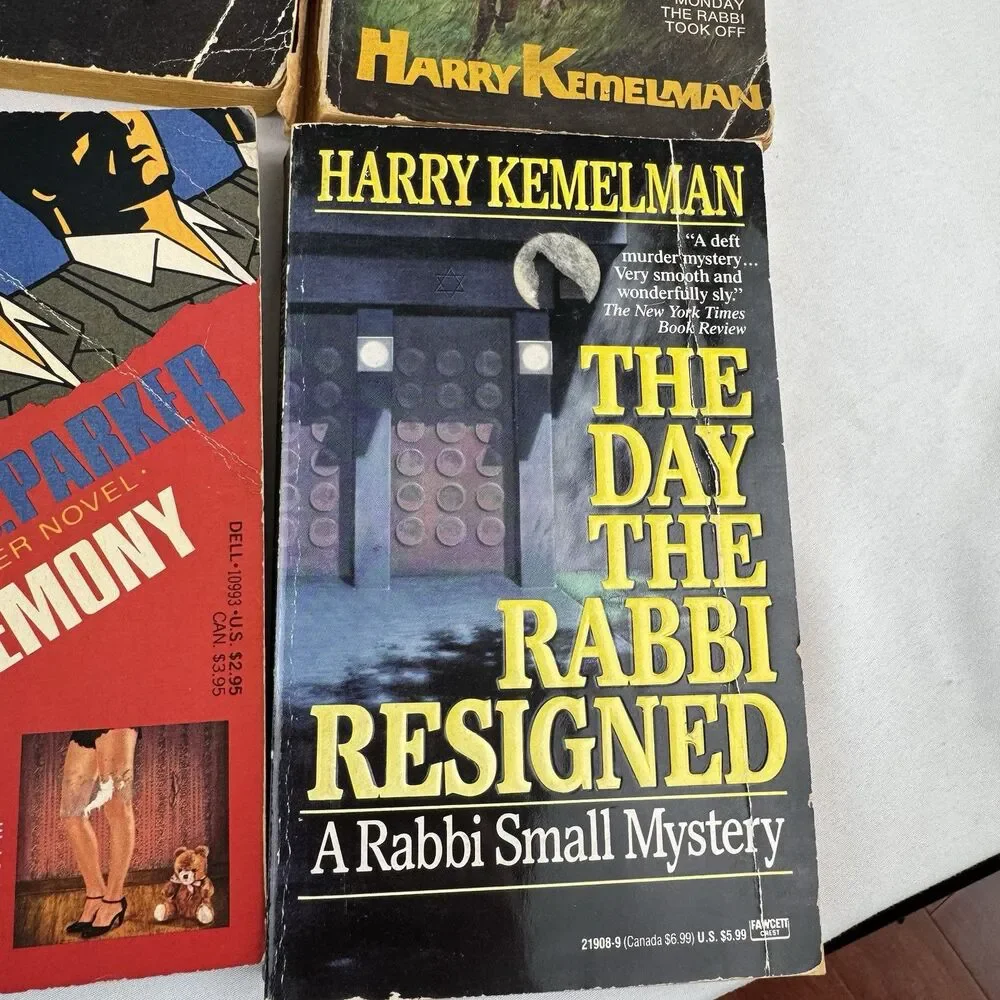 Vintage Paperbacks Collection Lot Kemelman Henderson Dickson Harrison Stout Nero